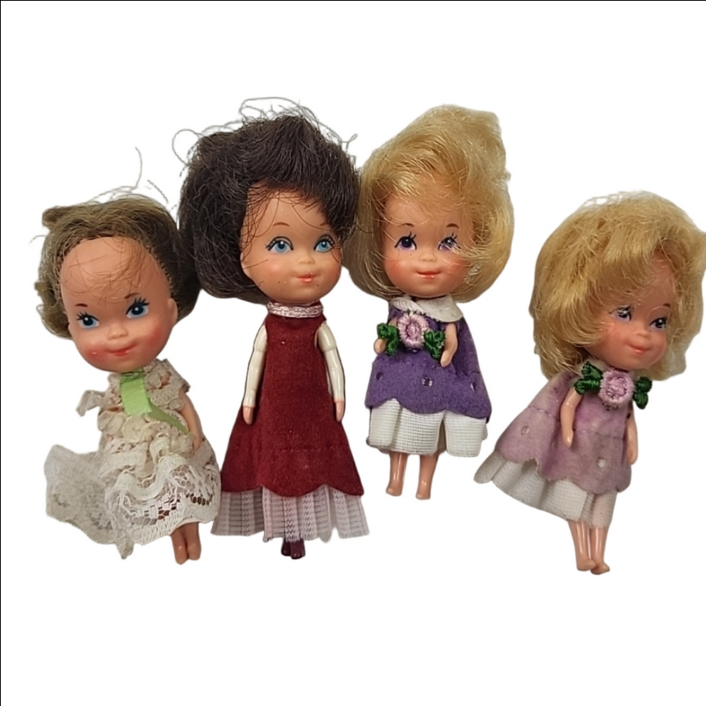 Vintage Mattel The Littles Dolls 1980 Lot